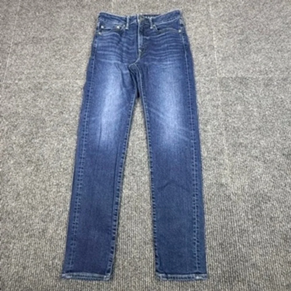 American Eagle Mens Airflex+ Slim Straight Medium‎ Wash Jeans 29x32